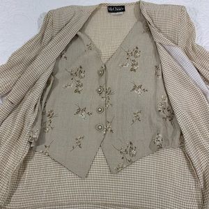 Vintage Ms Choice Petite California Women's Blouse Top Size 12